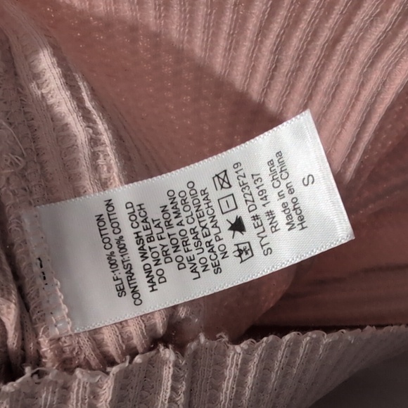 NEW Double Zero Waffle Knit Top - Picture 5 of 5